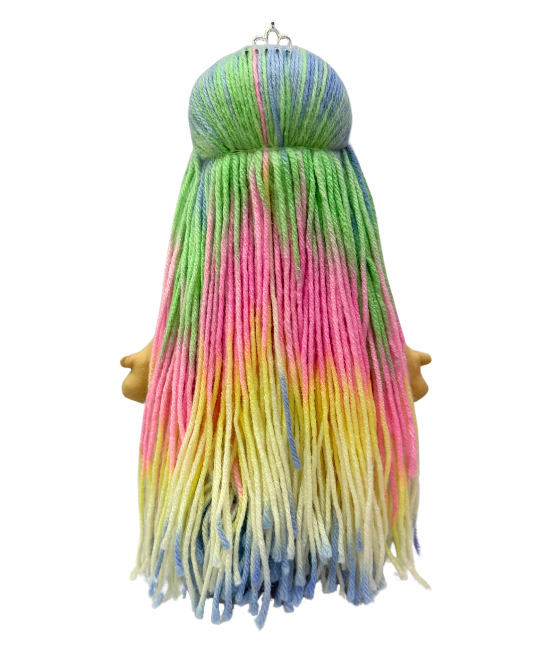 CUDDLY HONEY RAINBOW in Pink Blue dress