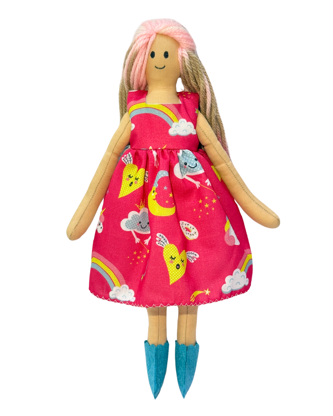 UNINA HONEY BLUSHIE in Pink Rainbow dress