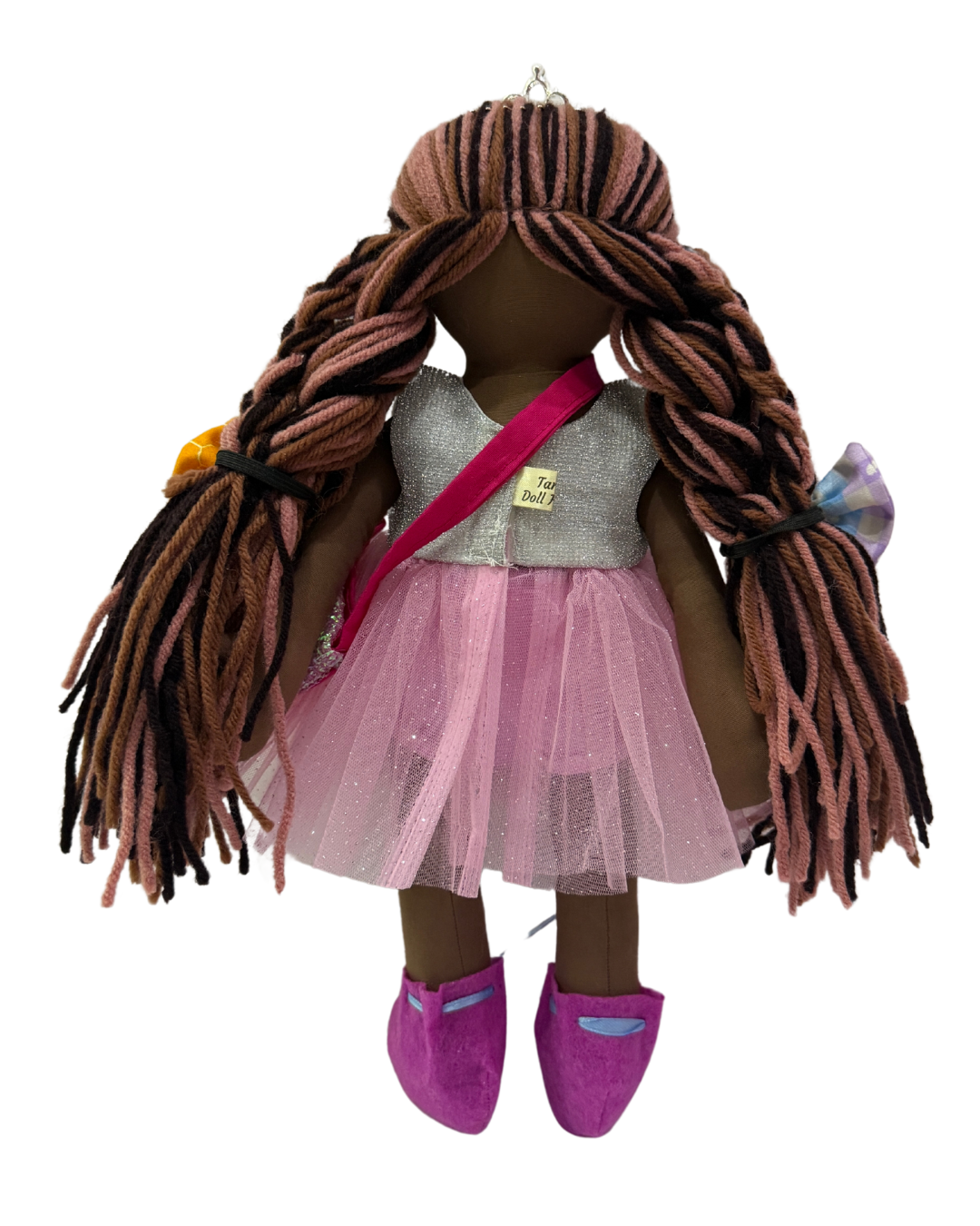 CUDDLY ESPRESSO MIX in Silver Pink dress-Combo