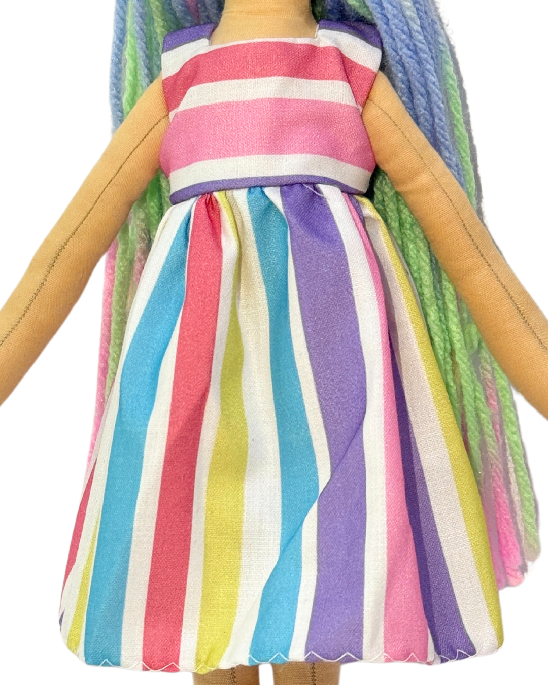 UNINA HONEY RAINBOW in Vertical Rainbow dress