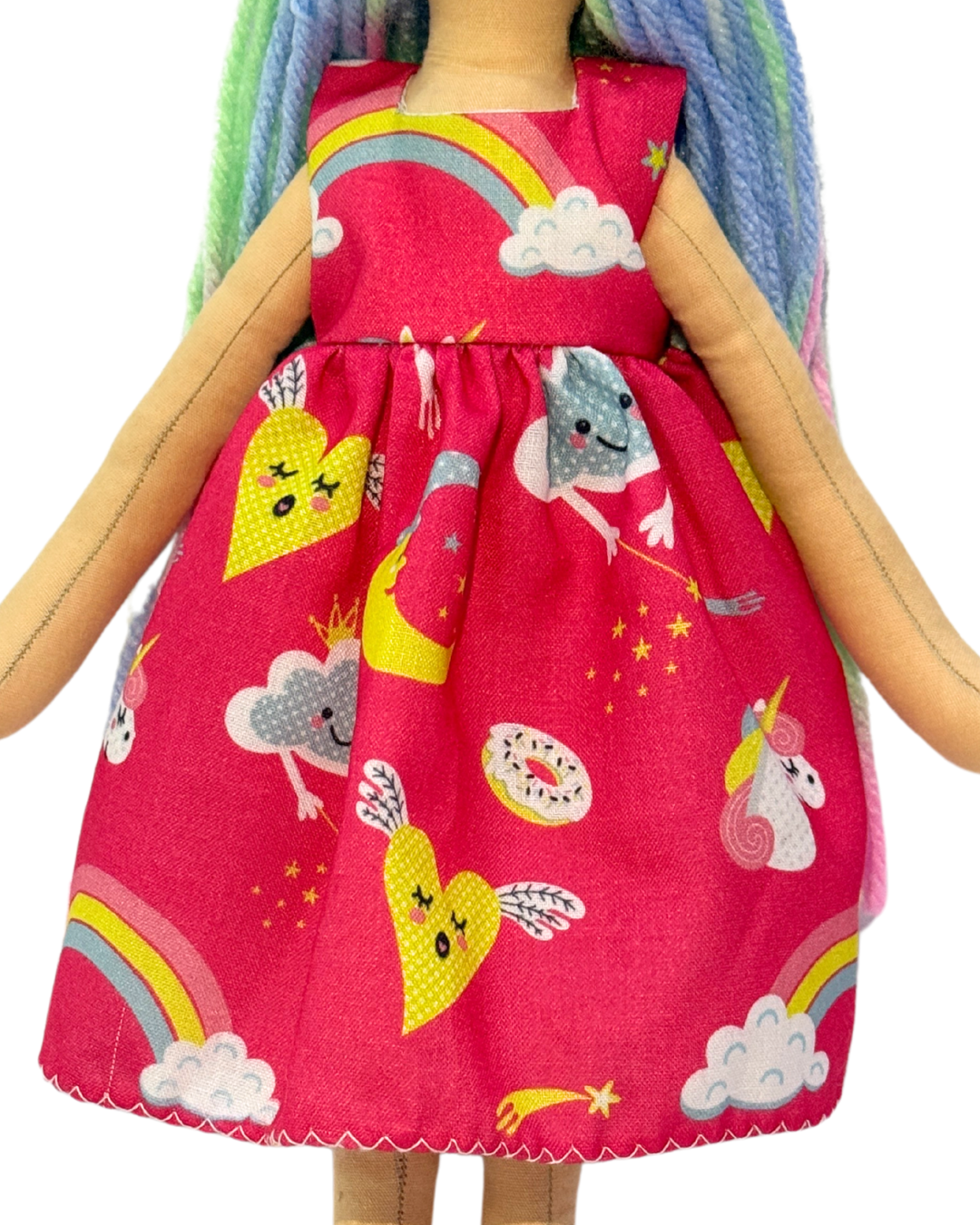 UNINA HONEY RAINBOW in Pink Rainbow dress