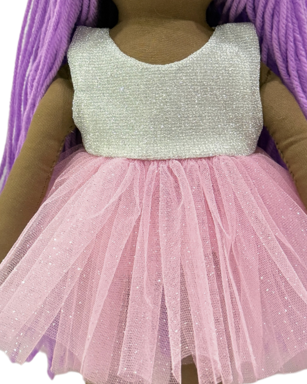 CUDDLY ESPRESSO PURPLE in Silver Pink dress