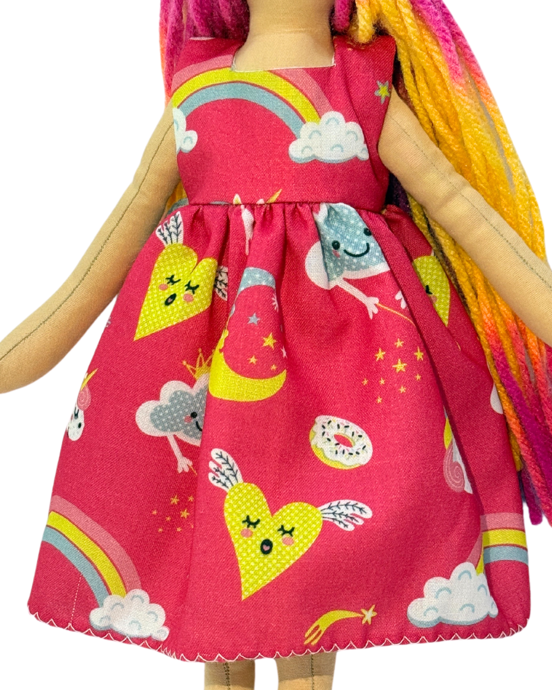 UNINA HONEY SUNSHINE in Pink Rainbow dress