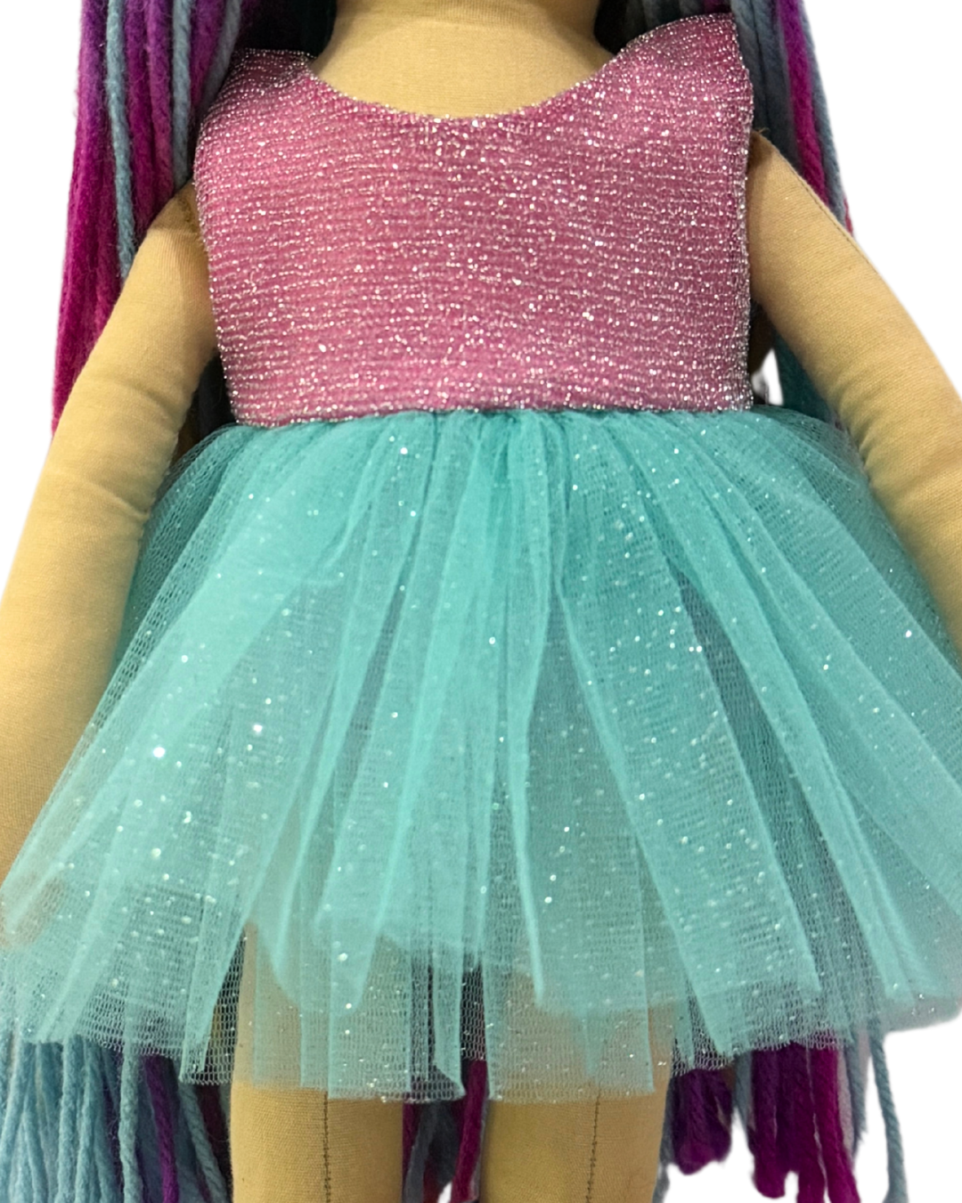 CUDDLY HONEY SUNSHINE in Pink Blue dress