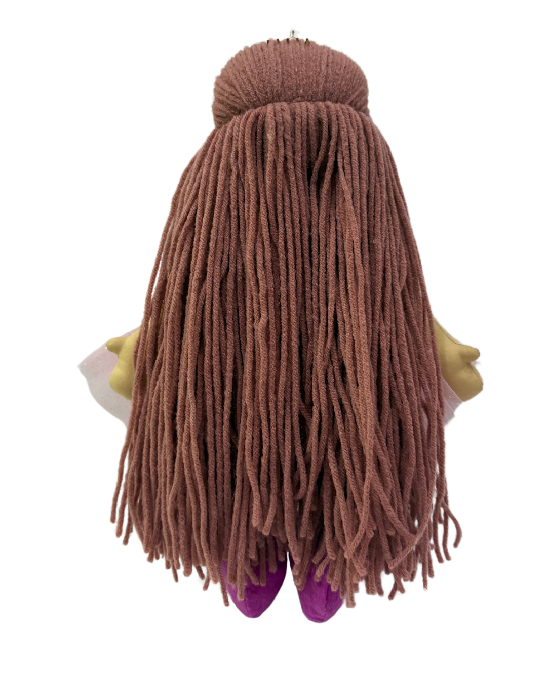 CUDDLY HONEY PINKISH BROWN in Silver Pink dress