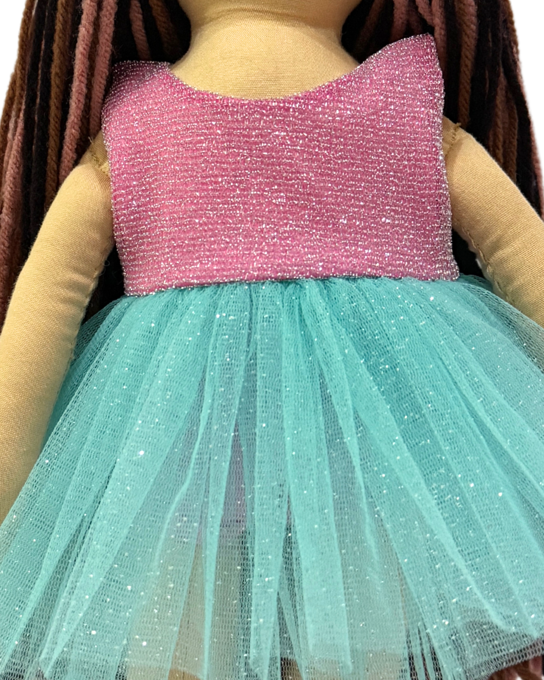 CUDDLY HONEY MIX in Pink Blue dress