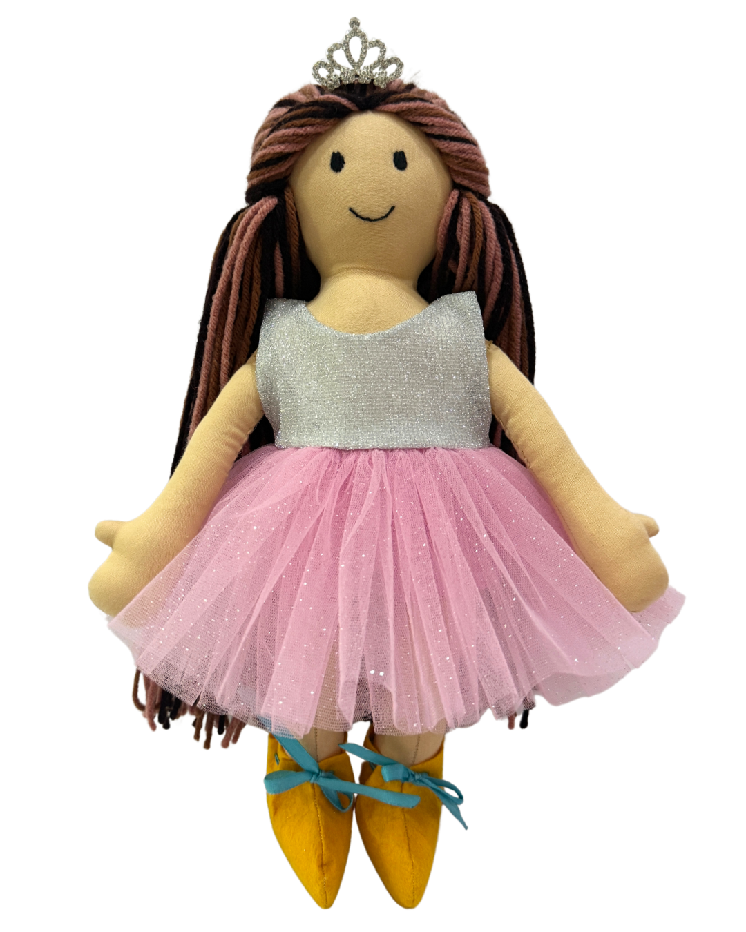 CUDDLY HONEY MIX in Silver Pink dress