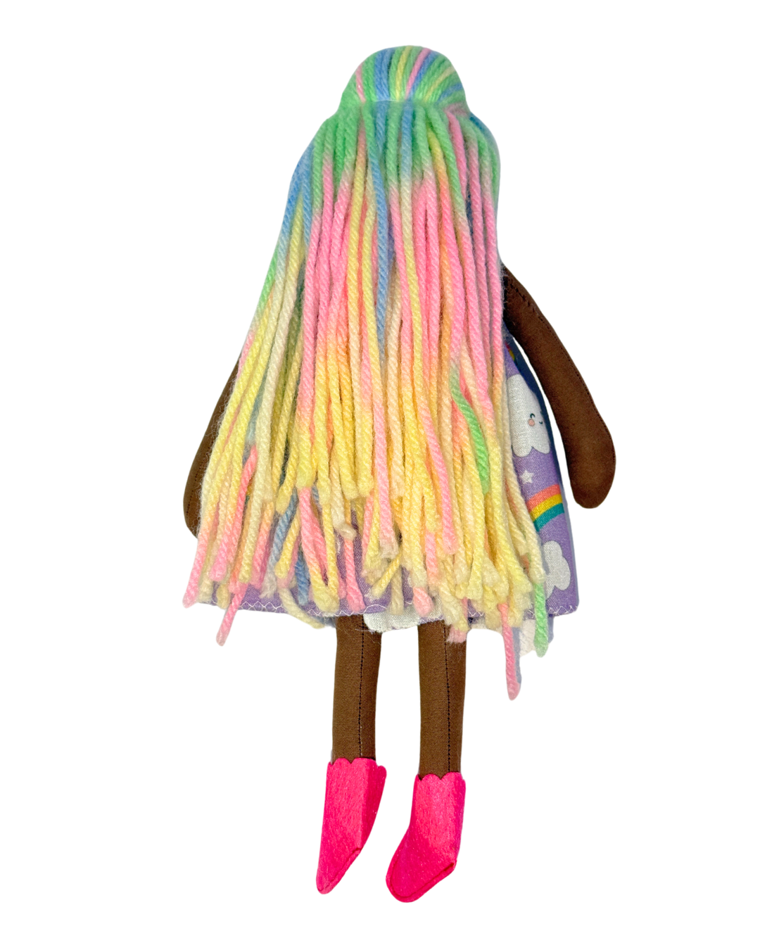 UNINA ESPRESSO RAINBOW in Purple Clouds dress