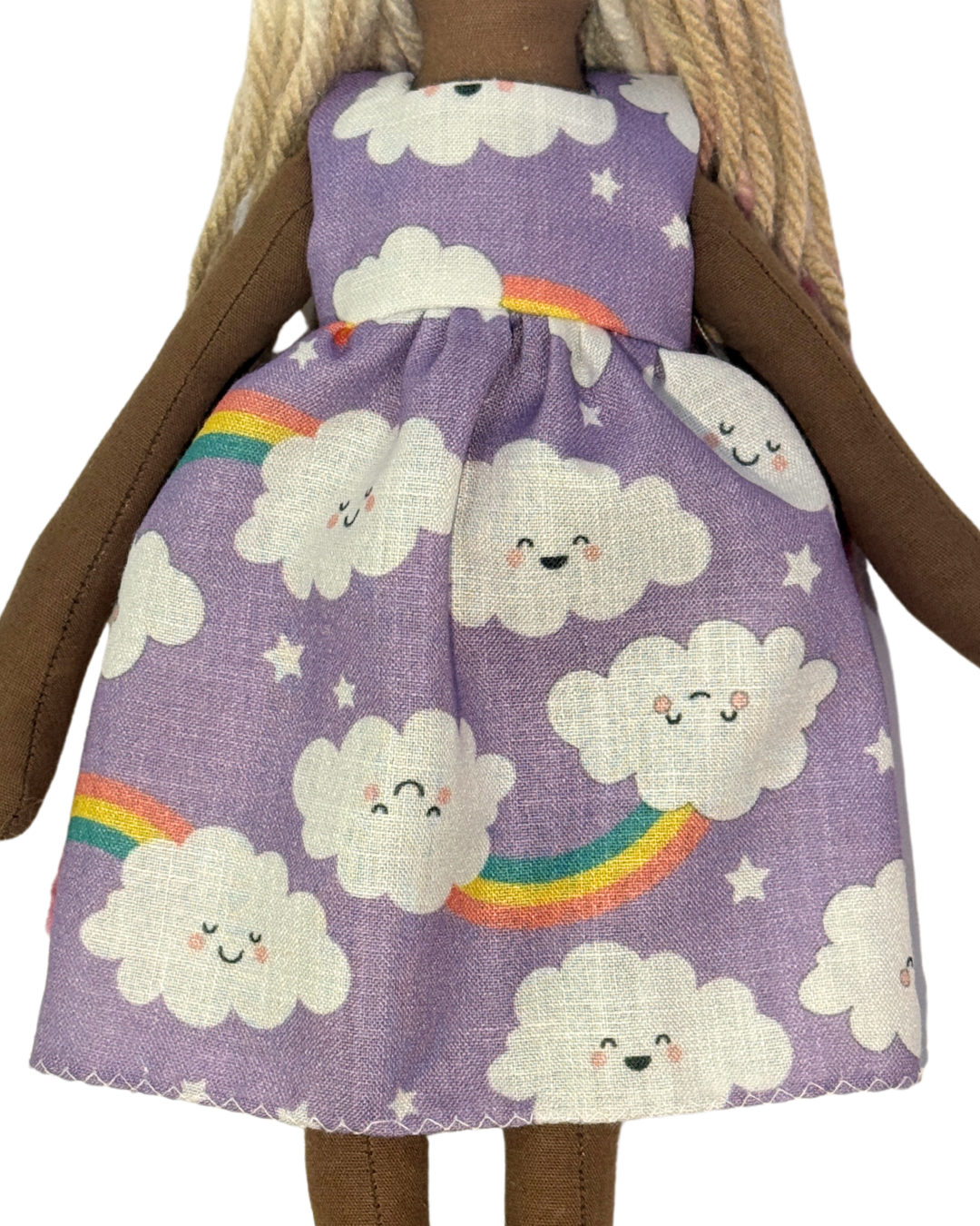 UNINA ESPRESSO BLUSHIE in Purple Clouds dress