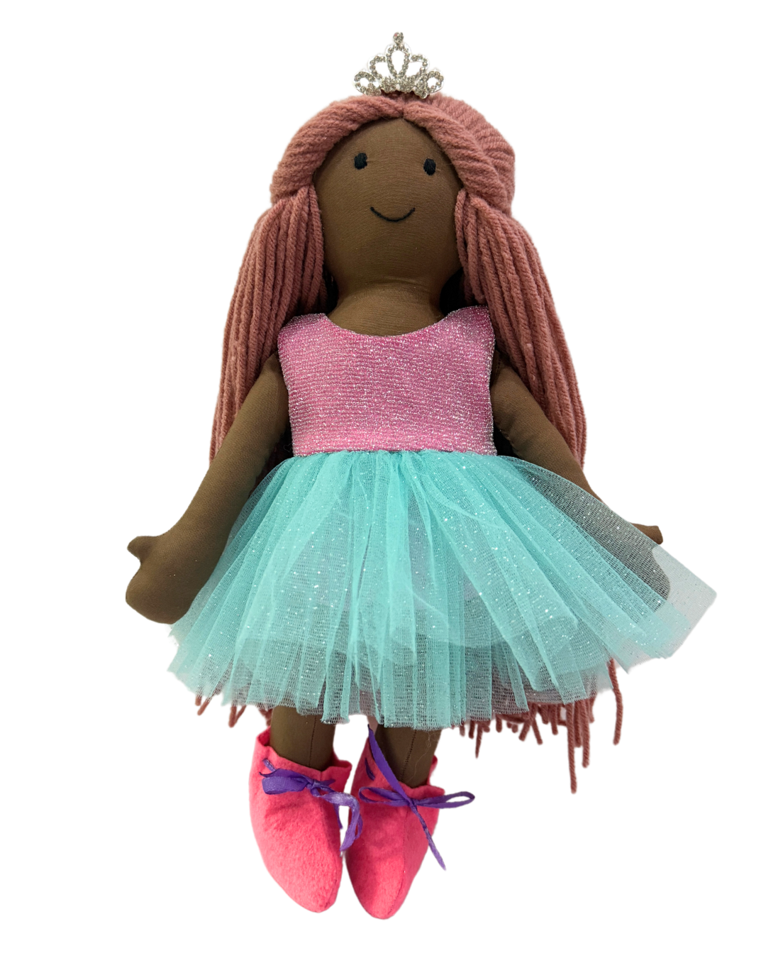 CUDDLY ESPRESSO PINKISH BROWN in Pink Blue dress