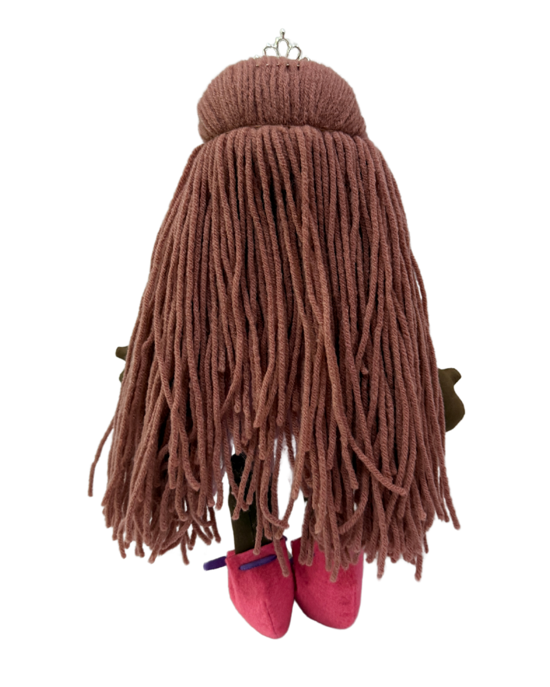 CUDDLY ESPRESSO PINKISH BROWN in Silver Pink dress